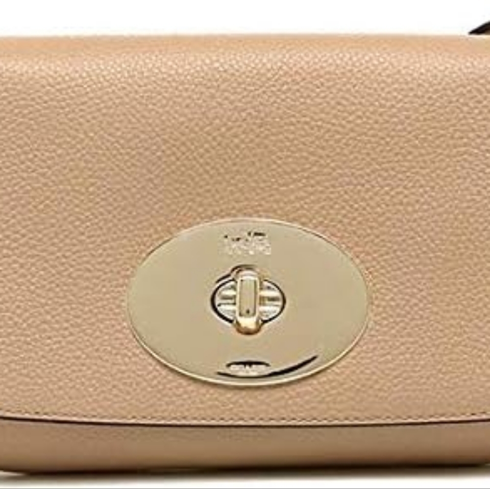 Coach Liv Pebbled Leather Crossbody Bag F52896 - Picture 8 of 9